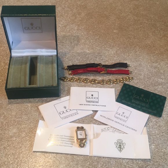 GUCCI VINTAGE INTERCHANGEABLE WATCH - Picture 7 of 8